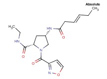 (4S)-N-ethyl-4-[(3E)-hex-3-enoylamino]-1-(isoxazol-3-ylcarbonyl)-L-prolinamide