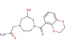2-[4-(2,3-dihydro-1,4-benzodioxin-5-ylcarbonyl)-6-hydroxy-1,4-diazepan-1-yl]acetamide