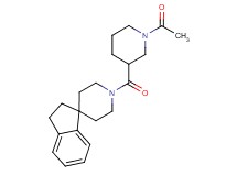 1'-[(1-acetyl-3-piperidinyl)carbonyl]-2,3-dihydrospiro[indene-1,4'-piperidine]
