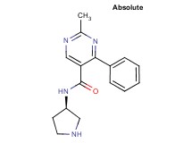 2-methyl-4-phenyl-N-[(3R)-pyrrolidin-3-yl]pyrimidine-5-carboxamide