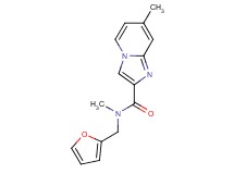N-(2-furylmethyl)-N,7-dimethylimidazo[1,2-a]pyridine-2-carboxamide trifluoroacetate