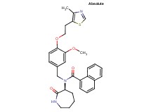 N-{3-methoxy-4-[2-(4-methyl-1,3-thiazol-5-yl)ethoxy]benzyl}-N-[(3S)-2-oxo-3-azepanyl]-1-naphthamide