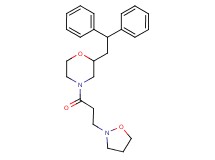 2-(2,2-diphenylethyl)-4-[3-(2-isoxazolidinyl)propanoyl]morpholine