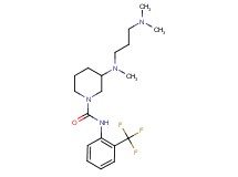 3-[[3-(dimethylamino)propyl](methyl)amino]-N-[2-(trifluoromethyl)phenyl]-1-piperidinecarboxamide