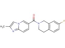 7-fluoro-2-[(2-methylimidazo[1,2-a]pyridin-6-yl)carbonyl]-1,2,3,4-tetrahydroisoquinoline