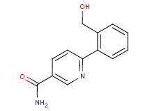 6-[2-(hydroxymethyl)phenyl]nicotinamide