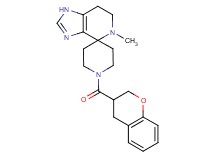 1'-(3,4-dihydro-2H-chromen-3-ylcarbonyl)-5-methyl-1,5,6,7-tetrahydrospiro[imidazo[4,5-c]pyridine-4,4'-piperidine]