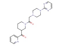 2-pyridinyl(1-{[4-(2-pyrimidinyl)-1-piperazinyl]acetyl}-3-piperidinyl)methanone