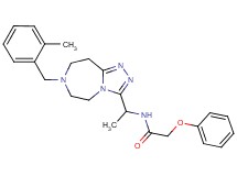 N-{1-[7-(2-methylbenzyl)-6,7,8,9-tetrahydro-5H-[1,2,4]triazolo[4,3-d][1,4]diazepin-3-yl]ethyl}-2-phenoxyacetamide
