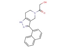 2-[3-(1-naphthyl)-1,4,6,7-tetrahydro-5H-pyrazolo[4,3-c]pyridin-5-yl]-2-oxoethanol