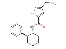3-ethyl-N-[(1R*,2S*)-2-phenylcyclohexyl]-1H-pyrazole-5-carboxamide