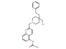 N-(2-{[4-(hydroxymethyl)-4-(2-phenylethyl)-1-piperidinyl]methyl}-5-quinolinyl)acetamide