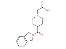 2-[4-(1,3-dihydro-2H-isoindol-2-ylcarbonyl)-1-piperidinyl]acetamide
