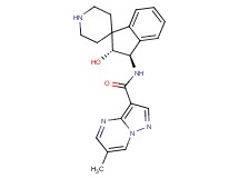 N-[(2R*,3R*)-2-hydroxy-2,3-dihydrospiro[indene-1,4'-piperidin]-3-yl]-6-methylpyrazolo[1,5-a]pyrimidine-3-carboxamide