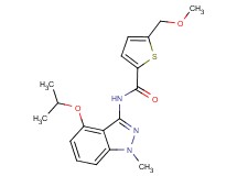N-(4-isopropoxy-1-methyl-1H-indazol-3-yl)-5-(methoxymethyl)thiophene-2-carboxamide