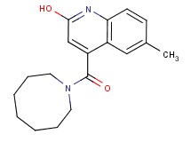 4-(1-azocanylcarbonyl)-6-methyl-2-quinolinol