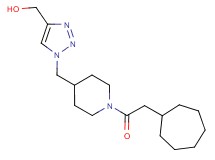 (1-{[1-(cycloheptylacetyl)piperidin-4-yl]methyl}-1H-1,2,3-triazol-4-yl)methanol