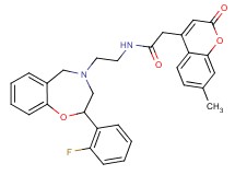 N-{2-[2-(2-fluorophenyl)-2,3-dihydro-1,4-benzoxazepin-4(5H)-yl]ethyl}-2-(7-methyl-2-oxo-2H-chromen-4-yl)acetamide