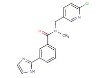 N-[(6-chloropyridin-3-yl)methyl]-3-(1H-imidazol-2-yl)-N-methylbenzamide