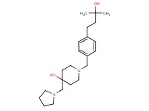 1-[4-(3-hydroxy-3-methylbutyl)benzyl]-4-(1-pyrrolidinylmethyl)-4-piperidinol
