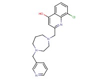 8-chloro-2-{[4-(pyridin-3-ylmethyl)-1,4-diazepan-1-yl]methyl}quinolin-4-ol