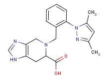 5-[2-(3,5-dimethyl-1H-pyrazol-1-yl)benzyl]-4,5,6,7-tetrahydro-1H-imidazo[4,5-c]pyridine-6-carboxylic acid