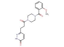 6-{3-[4-(2-methoxybenzoyl)-1-piperazinyl]-3-oxopropyl}-3(2H)-pyridazinone