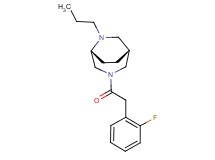 (1R*,5R*)-3-[(2-fluorophenyl)acetyl]-6-propyl-3,6-diazabicyclo[3.2.2]nonane