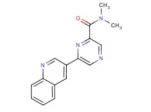 N,N-dimethyl-6-quinolin-3-ylpyrazine-2-carboxamide