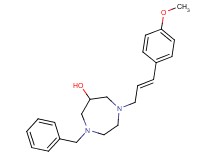 1-benzyl-4-[(2E)-3-(4-methoxyphenyl)-2-propen-1-yl]-1,4-diazepan-6-ol