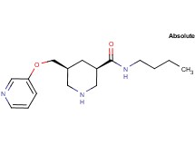 (3R,5S)-N-butyl-5-[(3-pyridinyloxy)methyl]-3-piperidinecarboxamide