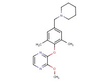 2-[2,6-dimethyl-4-(piperidin-1-ylmethyl)phenoxy]-3-methoxypyrazine