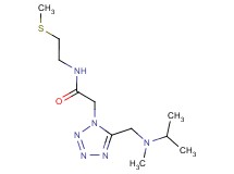 2-(5-{[isopropyl(methyl)amino]methyl}-1H-tetrazol-1-yl)-N-[2-(methylthio)ethyl]acetamide