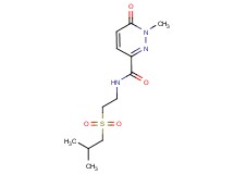 N-[2-(isobutylsulfonyl)ethyl]-1-methyl-6-oxo-1,6-dihydropyridazine-3-carboxamide