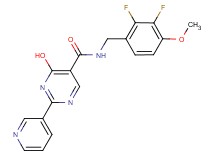 N-(2,3-difluoro-4-methoxybenzyl)-4-hydroxy-2-pyridin-3-ylpyrimidine-5-carboxamide