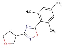 5-mesityl-3-(tetrahydrofuran-3-yl)-1,2,4-oxadiazole