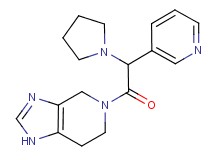 5-[pyridin-3-yl(pyrrolidin-1-yl)acetyl]-4,5,6,7-tetrahydro-1H-imidazo[4,5-c]pyridine