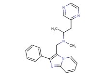 N-methyl-N-[(2-phenylimidazo[1,2-a]pyridin-3-yl)methyl]-1-pyrazin-2-ylpropan-2-amine