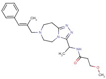 3-methoxy-N-(1-{7-[(2E)-2-methyl-3-phenyl-2-propen-1-yl]-6,7,8,9-tetrahydro-5H-[1,2,4]triazolo[4,3-d][1,4]diazepin-3-yl}ethyl)propanamide