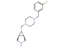 rel-(1R,5S,6r)-6-{[4-(3-fluorobenzyl)-1-piperazinyl]methyl}-3-azabicyclo[3.1.0]hexane dihydrochloride