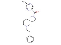 2-[(5-methyl-2-pyrazinyl)carbonyl]-7-(2-phenylethyl)-2,7-diazaspiro[4.5]decane