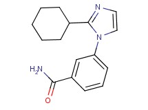 3-(2-cyclohexyl-1H-imidazol-1-yl)benzamide