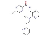 5-methyl-N-[(2-{methyl[2-(2-pyridinyl)ethyl]amino}-3-pyridinyl)methyl]-2-pyrazinecarboxamide