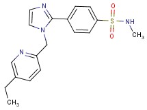 4-{1-[(5-ethylpyridin-2-yl)methyl]-1H-imidazol-2-yl}-N-methylbenzenesulfonamide