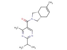 (3aR*,7aS*)-2-[(2-isopropyl-4-methyl-5-pyrimidinyl)carbonyl]-5-methyl-2,3,3a,4,7,7a-hexahydro-1H-isoindole