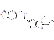 (2,1,3-benzoxadiazol-5-ylmethyl)[(2-ethyl-3-methyl-1H-indol-5-yl)methyl]amine
