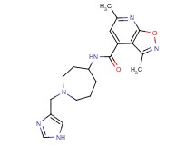 N-[1-(1H-imidazol-4-ylmethyl)-4-azepanyl]-3,6-dimethylisoxazolo[5,4-b]pyridine-4-carboxamide