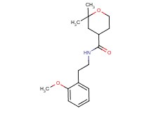 N-[2-(2-methoxyphenyl)ethyl]-2,2-dimethyltetrahydro-2H-pyran-4-carboxamide