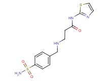 3-{[4-(aminosulfonyl)benzyl]amino}-N-1,3-thiazol-2-ylpropanamide
