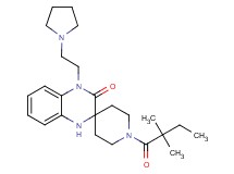 1-(2,2-dimethylbutanoyl)-4'-(2-pyrrolidin-1-ylethyl)-1',4'-dihydro-3'H-spiro[piperidine-4,2'-quinoxalin]-3'-one